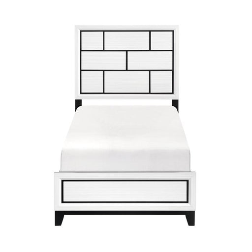 1645WHT-1*-Youth (2) Twin Bed image