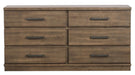 Homelegance Bracco Dresser in Rustic Brown 1769-5 image
