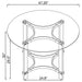 Keeling 5 Pc Dining Set - La Popular Furniture (CA)