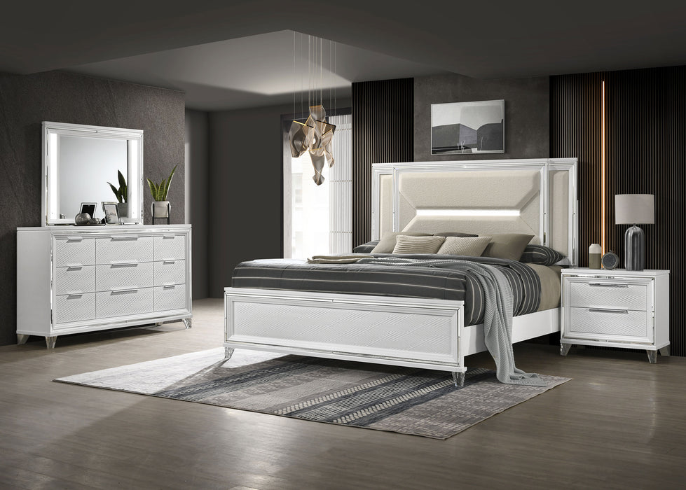 Marmore 4 Pc Bedroom Set - La Popular Furniture (CA)