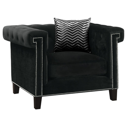 Reventlow Tufted Chair Black image