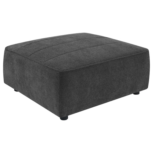 Sunny Upholstered Square Ottoman Dark Charcoal image