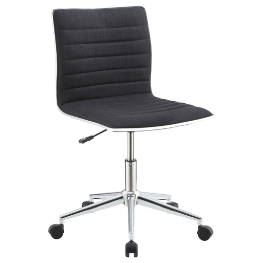 Chryses Adjustable Height Office Chair Black and Chrome image