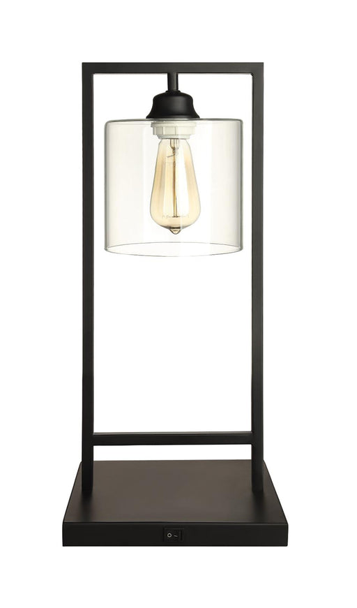 Shoto Glass Shade Table Lamp Black image