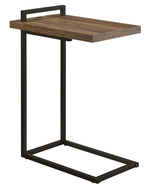Maxwell C-shaped Accent Table with USB Charging Port image