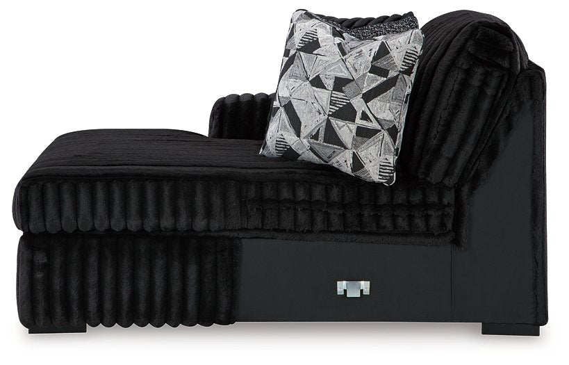 Midnight-Madness Sectional with Chaise - La Popular Furniture (CA)