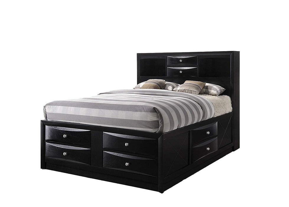 Acme Ireland Full Storage Bed in Black 21620F image