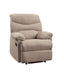 Arcadia Beige Woven Fabric Recliner (Motion) image