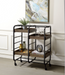 Vorrik Black & Walnut Serving Cart image