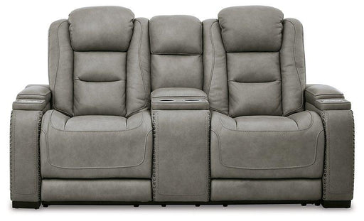 The Man-Den Power Reclining Loveseat with Console image