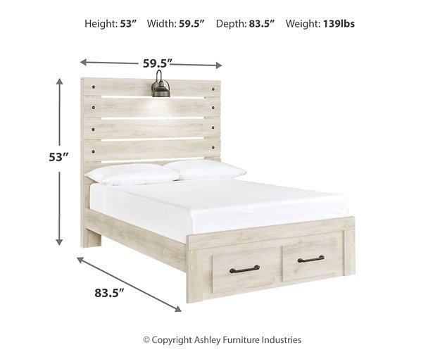 Cambeck Bed with 2 Storage Drawers