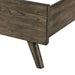 Rex 5/0 Q Headboard, Footboard & Slats-Walnut