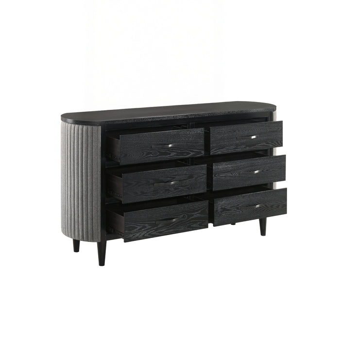 Skyline 6 Drawer Dresser-Onyx