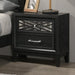 Obsidian Nightstand-Black