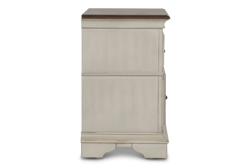 Anastasia Nightstand - Ant. White