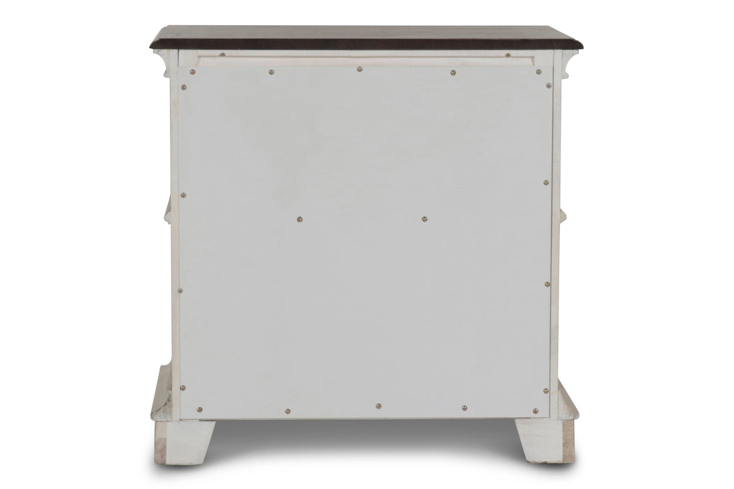 Anastasia Nightstand - Ant. White