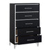 Ava 5 Drawer Chest-Ebony