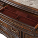 Bella Notte Dresser- Mahogany Brown