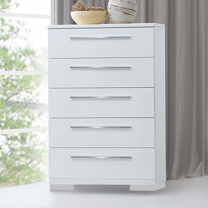 Sapphire Chest-White