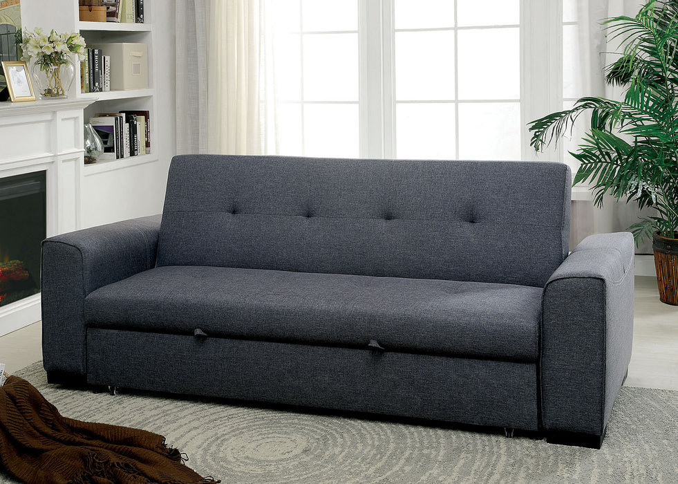 REILLY Gray Futon Sofa