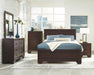 Kauffman California King, Eastren King, & Queen Panel Bed Dark Cocoa - La Popular Furniture (CA)