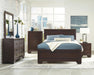 Kauffman California King, Eastren King, & Queen Panel Bed Dark Cocoa - La Popular Furniture (CA)