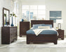 Kauffman California King, Eastren King, & Queen Panel Bed Dark Cocoa - La Popular Furniture (CA)