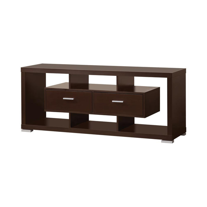 Casey 2-drawer Rectangular TV Console Cappuccino - La Popular Furniture (CA)