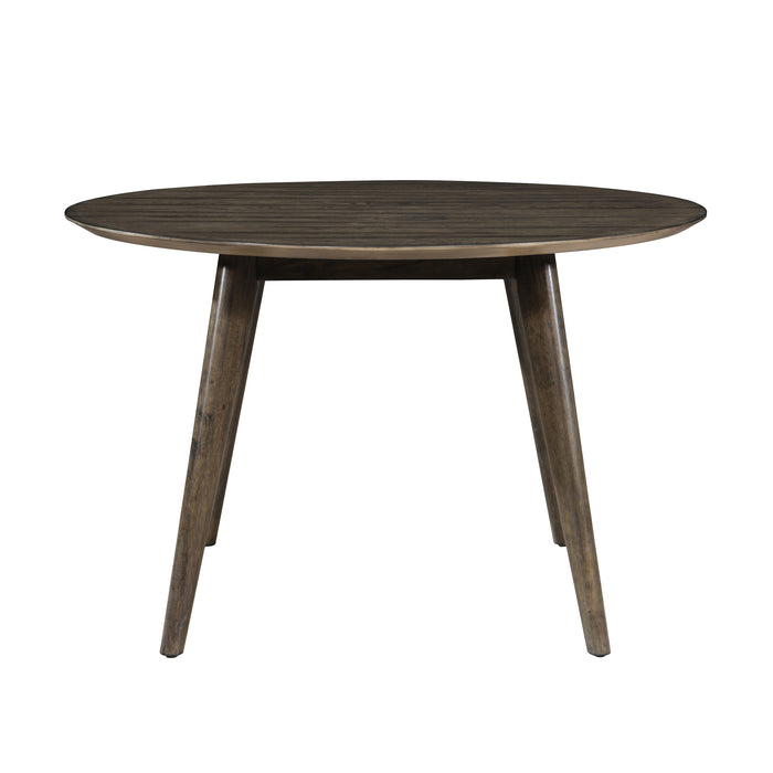 Rex 48" Round Dining Table-Walnut