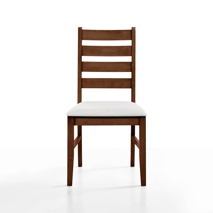 Pascal Ladderback Dining Chair (2 Per Carton)-Walnut