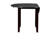 Gia 3 Pc 42" Drop Leaf Dining Table & 2 Chairs-Ebony