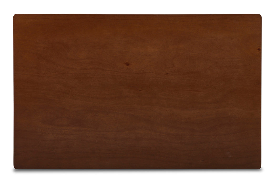 Morocco 47" Rectangle Dining Table-Walnut Brown