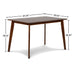 Morocco 47" Rectangle Dining Table-Walnut Brown