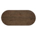 Kody 79" Oval Dining Table Top-Dk Walnut