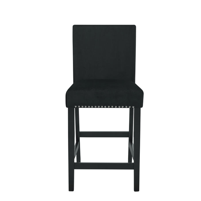 Celeste Counter Height Chair-Black (2 Per Carton)