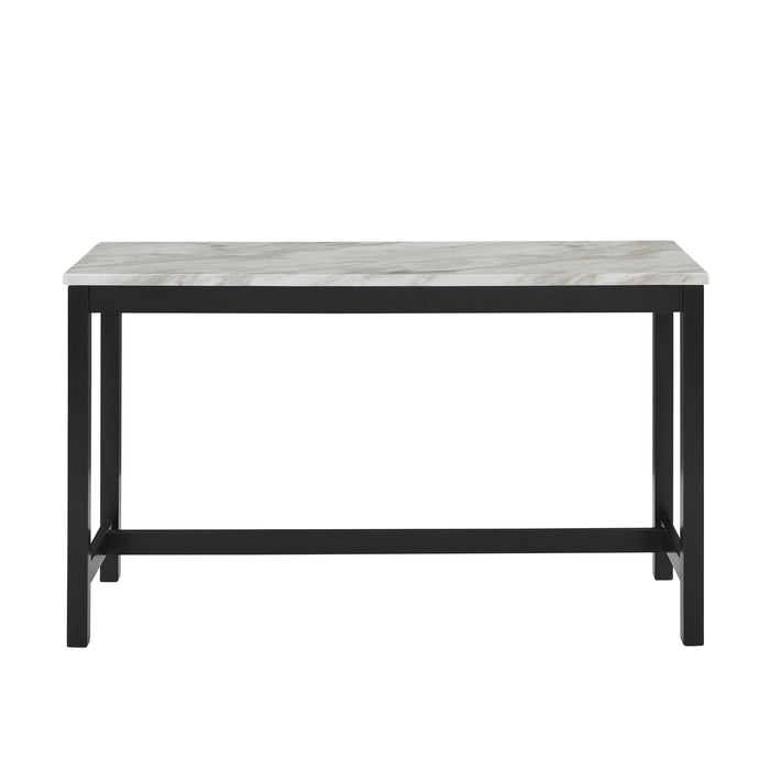 Celeste Theater Bar Table W/ 3 Stools-Black