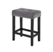 Celeste Theater Bar Table W/ 3 Stools-Gray