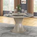 Gwendolyn Round Dining Table Base-Cerused Taupe