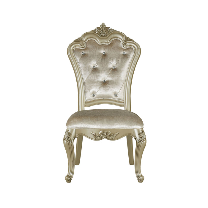 Monique Side Chair (2/Ctn)-Champagne