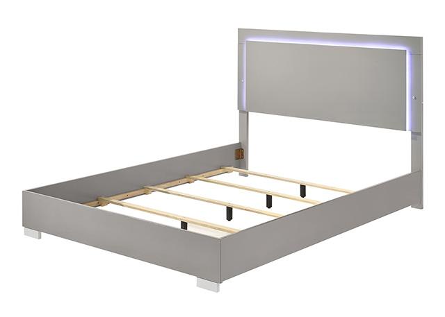 Sinistra Bed Beige, Black, White