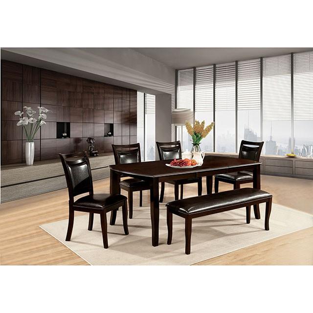 Woodside Dark Cherry/Espresso Dining Table