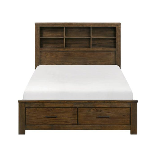 1592F-1*-Bedroom (3) Full Platform Bed with Footboard Storage image