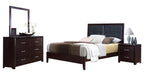 Homelegance Edina 2 Drawer Nightstand in Espresso-Hinted Cherry 2145-4 - La Popular Furniture (CA)