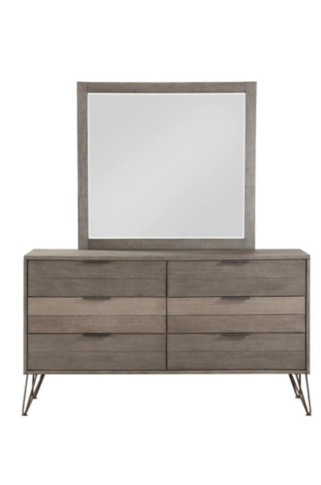 Homelegance Urbanite Mirror in Tri-tone Gray 1604-6 - La Popular Furniture (CA)