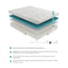 MT-G10EK - 10" Eastern King Gel-Infused Memory Foam Mattress image