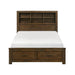 1592F-1-Bedroom (3) Full Platform Bed with Footboard Storage image