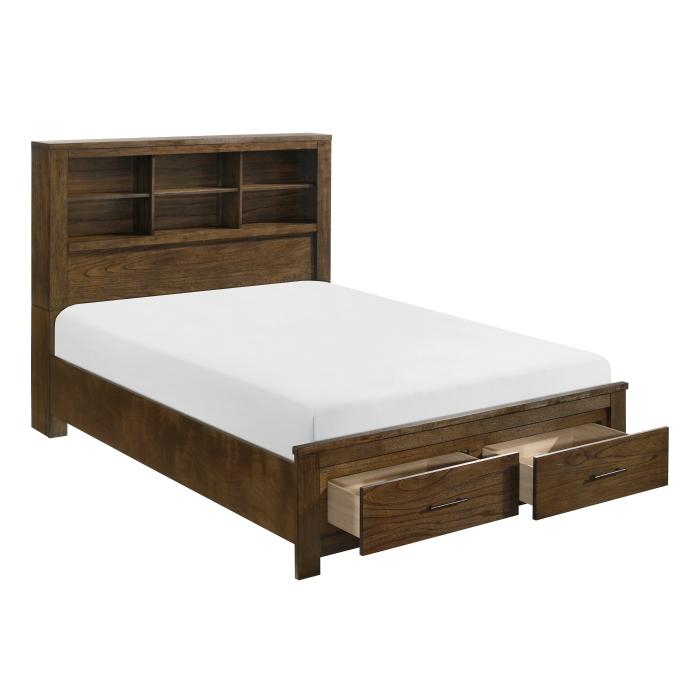 1592K-1EK-Bedroom (3) Eastern King Platform Bed with Footboard Storage