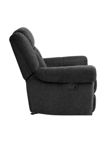 Nutmeg Glider Reclining Chair in Charcoal Gray 9901CC-1