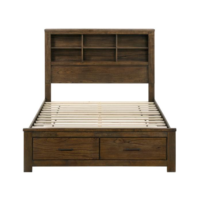 1592K-1CK-Bedroom (3) California King Platform Bed with Footboard Storage