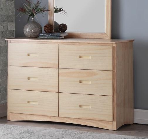 Bartly 6 Drawer Dresser in Natural B2043-5